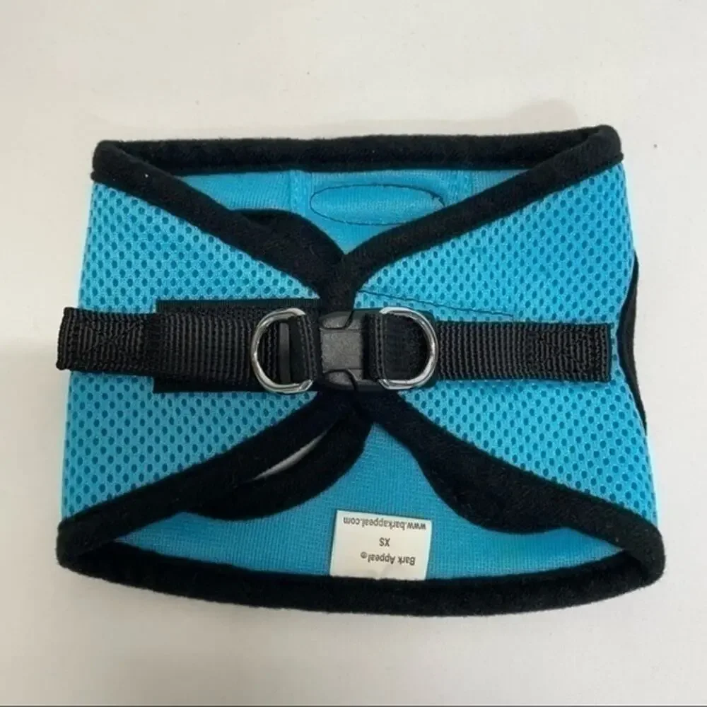 Bark Appeal Mesh Step-In Harness Dog Size XS Teal Blue Pet